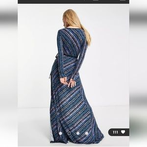 Free People Phoebe Maxi wrap dress NWOT